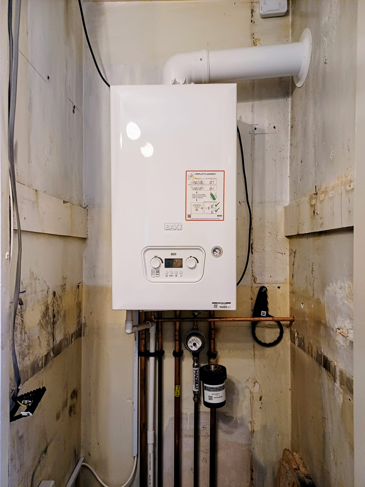 Professional pipework installation